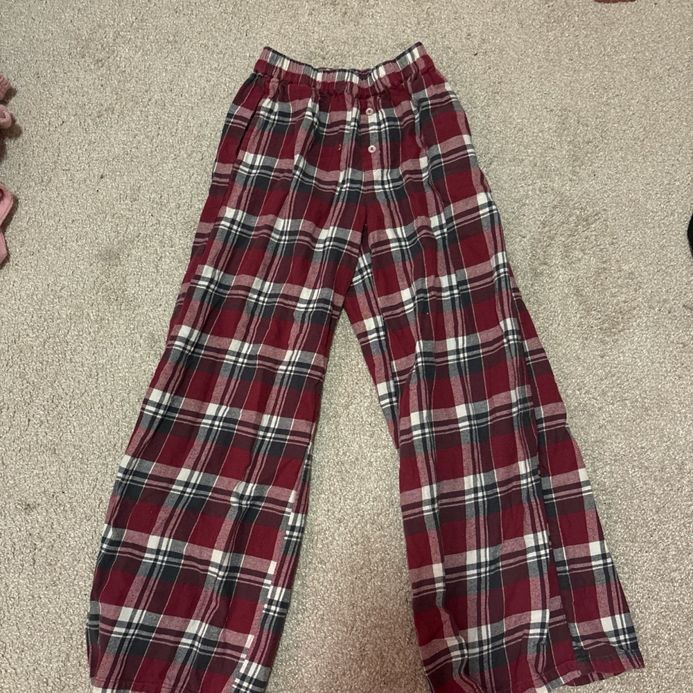 Red Plaid Lounge Pants